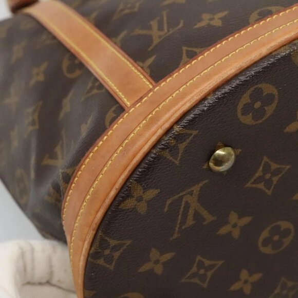 LOUIS VUITTON Monogram Bucket GM Shoulder Bag M42236 LV Auth 136660 - Picture 4 of 16